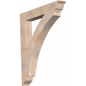 imageEkena Millwork BKT04X18X18THR01SWR Thorton Traditional Smooth Bracket 35quot Width x 18quot Depth x 18quot Height Western Red Cedar5 12W x 42D x 48H