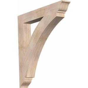 imageEkena Millwork BKT04X18X18THR01SWR Thorton Traditional Smooth Bracket 35quot Width x 18quot Depth x 18quot Height Western Red Cedar5 12W x 44D x 44H