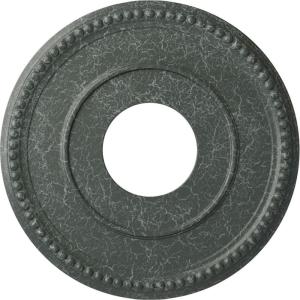 imageEkena Millwork CM12BR Bradford Ceiling Medallion 12 12quotOD x 3 78quotID x 34quotP Fits Canopies up to 6 58quot PrimedAthenian Green Crackle Flat Finish