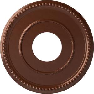 imageEkena Millwork CM12BR Bradford Ceiling Medallion 12 12quotOD x 3 78quotID x 34quotP Fits Canopies up to 6 58quot PrimedCopper Penny Metallic Series