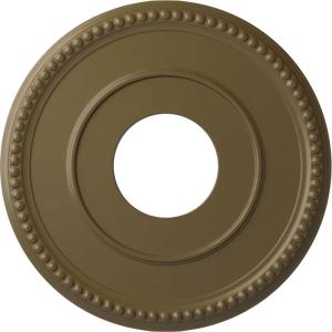 imageEkena Millwork CM12BR Bradford Ceiling Medallion 12 12quotOD x 3 78quotID x 34quotP Fits Canopies up to 6 58quot PrimedMississippi Mud Flat Finish