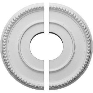imageEkena Millwork CM12BR2 Bradford Split Ceiling Medallion 1212quotOuter Diameter 378quotInner Diameter 34quotProjection 658quot Canopy Factory Primed