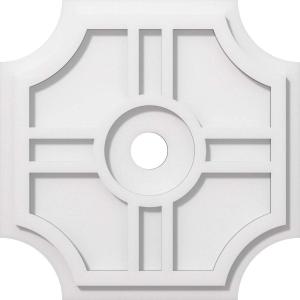 imageEkena Millwork CMP14HS03000 Haus Architectural Grade PVC Contemporary Urethane Ceiling Medallions 14quotOD x 3quotID x 4 12quotC x 1quotP16OD x 2ID x 5 14C x 1P