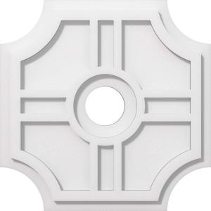 imageEkena Millwork CMP14HS03000 Haus Architectural Grade PVC Contemporary Urethane Ceiling Medallions 14quotOD x 3quotID x 4 12quotC x 1quotP16OD x 3ID x 5 14C x 1P
