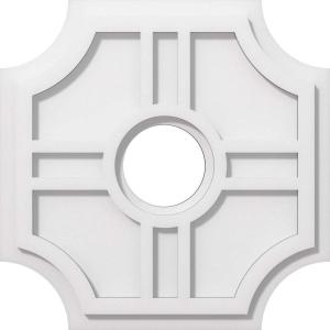 imageEkena Millwork CMP14HS03000 Haus Architectural Grade PVC Contemporary Urethane Ceiling Medallions 14quotOD x 3quotID x 4 12quotC x 1quotP16OD x 4ID x 5 14C x 1P