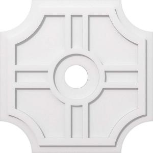 imageEkena Millwork CMP14HS03000 Haus Architectural Grade PVC Contemporary Urethane Ceiling Medallions 14quotOD x 3quotID x 4 12quotC x 1quotP26OD x 4ID x 8 12C x 1P