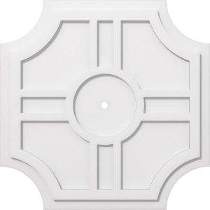 imageEkena Millwork CMP14HS03000 Haus Architectural Grade PVC Contemporary Urethane Ceiling Medallions 14quotOD x 3quotID x 4 12quotC x 1quotP28OD x 1ID x 9 14C x 1P