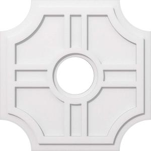 imageEkena Millwork CMP14HS03000 Haus Architectural Grade PVC Contemporary Urethane Ceiling Medallions 14quotOD x 3quotID x 4 12quotC x 1quotP28OD x 7ID x 9 14C x 1P