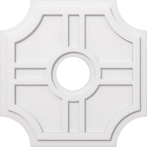 imageEkena Millwork CMP14HS03000 Haus Architectural Grade PVC Contemporary Urethane Ceiling Medallions 14quotOD x 3quotID x 4 12quotC x 1quotP30OD x 7ID x 10C x 1P
