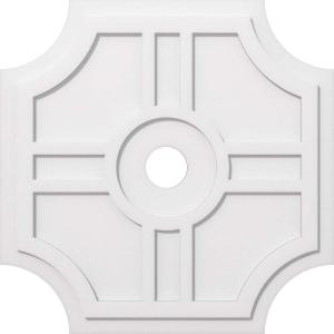 imageEkena Millwork CMP14HS03000 Haus Architectural Grade PVC Contemporary Urethane Ceiling Medallions 14quotOD x 3quotID x 4 12quotC x 1quotP32OD x 4ID x 10 12C x 1P