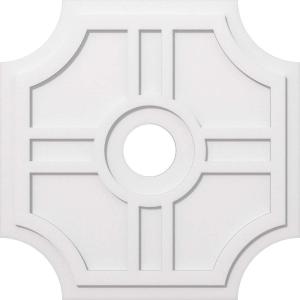imageEkena Millwork CMP14HS03000 Haus Architectural Grade PVC Contemporary Urethane Ceiling Medallions 14quotOD x 3quotID x 4 12quotC x 1quotP34OD x 6ID x 11 14C x 1P