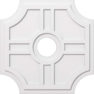 imageEkena Millwork CMP14HS03000 Haus Architectural Grade PVC Contemporary Urethane Ceiling Medallions 14quotOD x 3quotID x 4 12quotC x 1quotP34OD x 7ID x 11 14C x 1P