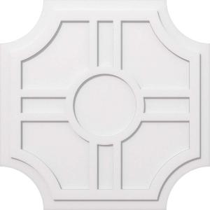 imageEkena Millwork CMP14HS03000 Haus Architectural Grade PVC Contemporary Urethane Ceiling Medallions 14quotOD x 3quotID x 4 12quotC x 1quotP36OD x 12C x 1P