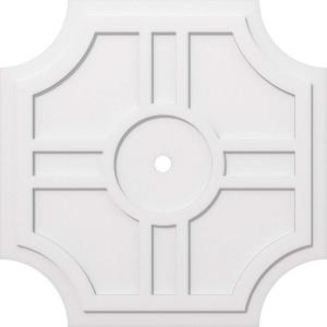 imageEkena Millwork CMP14HS03000 Haus Architectural Grade PVC Contemporary Urethane Ceiling Medallions 14quotOD x 3quotID x 4 12quotC x 1quotP38OD x 2ID x 12 12C x 1P