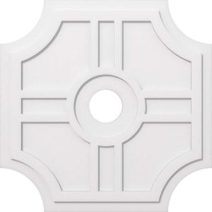 imageEkena Millwork CMP14HS03000 Haus Architectural Grade PVC Contemporary Urethane Ceiling Medallions 14quotOD x 3quotID x 4 12quotC x 1quotP38OD x 6ID x 12 12C x 1P