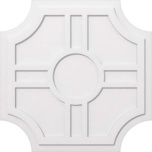 imageEkena Millwork CMP14HS03000 Haus Architectural Grade PVC Contemporary Urethane Ceiling Medallions 14quotOD x 3quotID x 4 12quotC x 1quotP40OD x 13 14C x 1P
