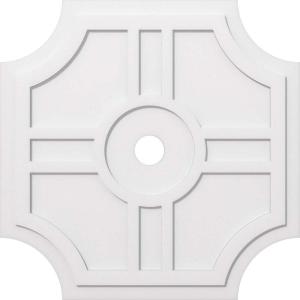 imageEkena Millwork CMP14HS03000 Haus Architectural Grade PVC Contemporary Urethane Ceiling Medallions 14quotOD x 3quotID x 4 12quotC x 1quotP40OD x 4ID x 13 14C x 1P