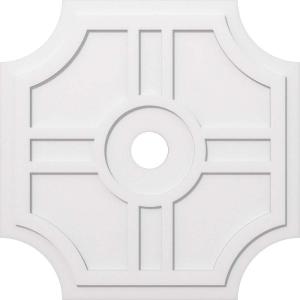 imageEkena Millwork CMP14HS03000 Haus Architectural Grade PVC Contemporary Urethane Ceiling Medallions 14quotOD x 3quotID x 4 12quotC x 1quotP40OD x 5ID x 13 14C x 1P