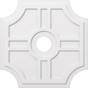 imageEkena Millwork CMP14HS03000 Haus Architectural Grade PVC Contemporary Urethane Ceiling Medallions 14quotOD x 3quotID x 4 12quotC x 1quotP40OD x 7ID x 13 14C x 1P