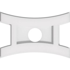 imageEkena Millwork CMP14X9HN03000 Haven Architectural Grade PVC Contemporary Urethane Ceiling Medallions 14quotW x 9 38quotH x 3quotID x 3quotC x 1quotP10W x 6 58H x 2ID x 2C x 1P