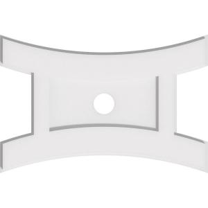 imageEkena Millwork CMP14X9HN03000 Haven Architectural Grade PVC Contemporary Urethane Ceiling Medallions 14quotW x 9 38quotH x 3quotID x 3quotC x 1quotP20W x 13 38H x 2ID x 4 14C x 1P