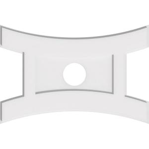 imageEkena Millwork CMP14X9HN03000 Haven Architectural Grade PVC Contemporary Urethane Ceiling Medallions 14quotW x 9 38quotH x 3quotID x 3quotC x 1quotP26W x 17 38H x 4ID x 5 12C x 1P