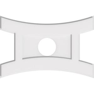imageEkena Millwork CMP14X9HN03000 Haven Architectural Grade PVC Contemporary Urethane Ceiling Medallions 14quotW x 9 38quotH x 3quotID x 3quotC x 1quotP26W x 17 38H x 5ID x 5 12C x 1P