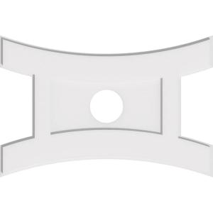 imageEkena Millwork CMP14X9HN03000 Haven Architectural Grade PVC Contemporary Urethane Ceiling Medallions 14quotW x 9 38quotH x 3quotID x 3quotC x 1quotP32W x 21 38H x 5ID x 7C x 1P