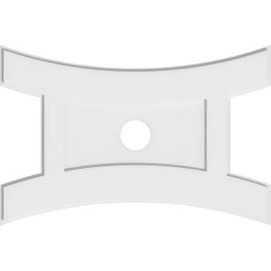 imageEkena Millwork CMP14X9HN03000 Haven Architectural Grade PVC Contemporary Urethane Ceiling Medallions 14quotW x 9 38quotH x 3quotID x 3quotC x 1quotP36W x 24H x 4ID x 7 34C x 1P
