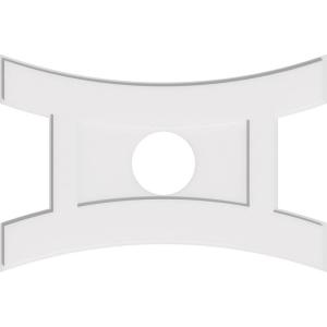 imageEkena Millwork CMP14X9HN03000 Haven Architectural Grade PVC Contemporary Urethane Ceiling Medallions 14quotW x 9 38quotH x 3quotID x 3quotC x 1quotP36W x 24H x 7ID x 7 34C x 1P