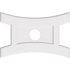 imageEkena Millwork CMP14X9HN03000 Haven Architectural Grade PVC Contemporary Urethane Ceiling Medallions 14quotW x 9 38quotH x 3quotID x 3quotC x 1quotP38W x 25 38H x 6ID x 8 14C x 1P