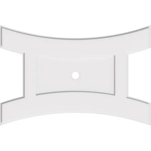 imageEkena Millwork CMP14X9HN03000 Haven Architectural Grade PVC Contemporary Urethane Ceiling Medallions 14quotW x 9 38quotH x 3quotID x 3quotC x 1quotP40W x 26 58H x 2ID x 8 34C x 1P