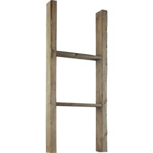 imageEkena Millwork DECR019X072X04LDRBR Vintage Farmhouse 5 Rung Ladder Barnwood Decor Collection 19quotW x 72quotH x 3 12quotD Weathered BrownPebble Grey