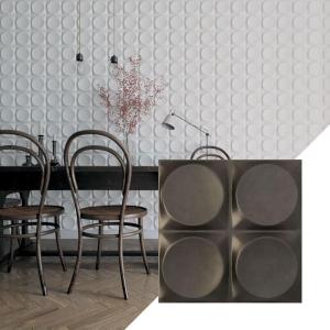 imageEkena Millwork WP12X12ADWH 11 78quotW x 11 78quotH Adonis EnduraWall Decorative 3D Wall Panel Covers 098 Sq FtUniversal Aged Metallic Weathered Steel