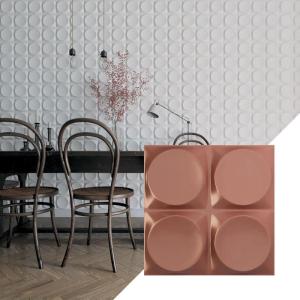 imageEkena Millwork WP12X12ADWH 11 78quotW x 11 78quotH Adonis EnduraWall Decorative 3D Wall Panel Covers 098 Sq FtUniversal Pearl Metallic Champagne Pink