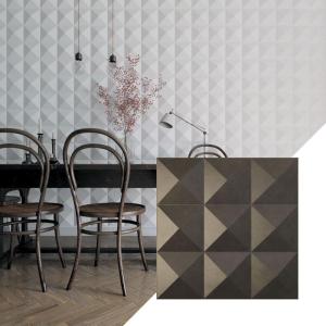 imageEkena Millwork WP20X20BEWH 19 58quotW x 19 58quotH Benson EnduraWall Decorative 3D Wall Panel Covers 267 Sq FtUniversal Aged Metallic Weathered Steel