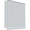 imageEkena Millwork  WPKP0604X96BBDS Deluxe Wainscot Systems RailPak 8 Length 5 12quot Top Rail ampamp 5 12quot Bottom Rail Whitefor heights up to 10558
