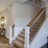 imageEkena Millwork  WPKP0604X96BBDS Deluxe Wainscot Systems RailPak 8 Length 5 12quot Top Rail ampamp 5 12quot Bottom Rail Whitefor heights up to 5758