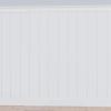 imageEkena Millwork WPKP104NGD Deluxe Nickel Gap 8 Length PVC Wainscoting Kit 96quot Height Whitefor heights up to 10558
