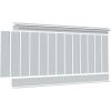 imageEkena Millwork WPKP104NGD Deluxe Nickel Gap 8 Length PVC Wainscoting Kit 96quot Height Whitefor heights up to 4158