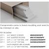 imageEkena Millwork WPKP104X06DS Deluxe Shaker 8 Length PVC Wainscoting Kit Heights up to 104quot 12quot  15quot Adjustable Wall Panels WhiteHeights up to 32