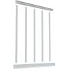 imageEkena Millwork WPKP104X06DS Deluxe Shaker 8 Length PVC Wainscoting Kit Heights up to 104quot 12quot  15quot Adjustable Wall Panels WhiteHeights up to 104