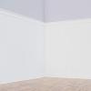 imageEkena Millwork WPKP104NGD Deluxe Nickel Gap 8 Length PVC Wainscoting Kit 96quot Height Whitefor heights up to 10558