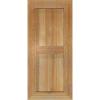 imageEkena Millwork RBF06S11X024RWR TimberCraft Two 5 38quot Boards Framed BoardnBatten Rustic Wood Shutters Per Pair 10 34quotW x 24quotH Rough Sawn Western Red Cedar