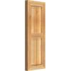 imageEkena Millwork RBF06S11X028RWR TimberCraft Two 5 38quot Boards Framed BoardnBatten Rustic Wood Shutters Per Pair 10 34quotW x 28quotH Rough Sawn Western Red Cedar