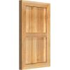 imageEkena Millwork RBF06S16X026RWR TimberCraft Three 5 38quot Boards Framed BoardnBatten Rustic Wood Shutters Per Pair 16 18quotW x 26quotH Rough Sawn Western Red Cedar