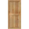 imageEkena Millwork RBF06S16X036RWR TimberCraft Three 5 38quot Boards Framed BoardnBatten Rustic Wood Shutters Per Pair 16 18quotW x 36quotH Rough Sawn Western Red Cedar