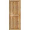 imageEkena Millwork RBF06S16X042RWR TimberCraft Three 5 38quot Boards Framed BoardnBatten Rustic Wood Shutters Per Pair 16 18quotW x 42quotH Rough Sawn Western Red Cedar
