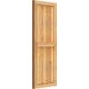 imageEkena Millwork RBF06S16X042RWR TimberCraft Three 5 38quot Boards Framed BoardnBatten Rustic Wood Shutters Per Pair 16 18quotW x 42quotH Rough Sawn Western Red Cedar