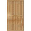 imageEkena Millwork RBF06S32X059RWR TimberCraft Six 5 38quot Boards Framed BoardnBatten Rustic Wood Shutters Per Pair 32 14quotW x 59quotH Rough Sawn Western Red Cedar